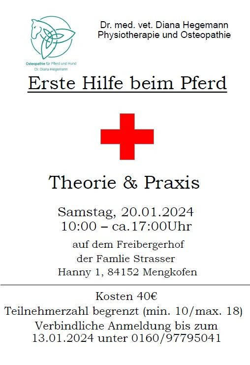 Erste Hilfe am Pferd